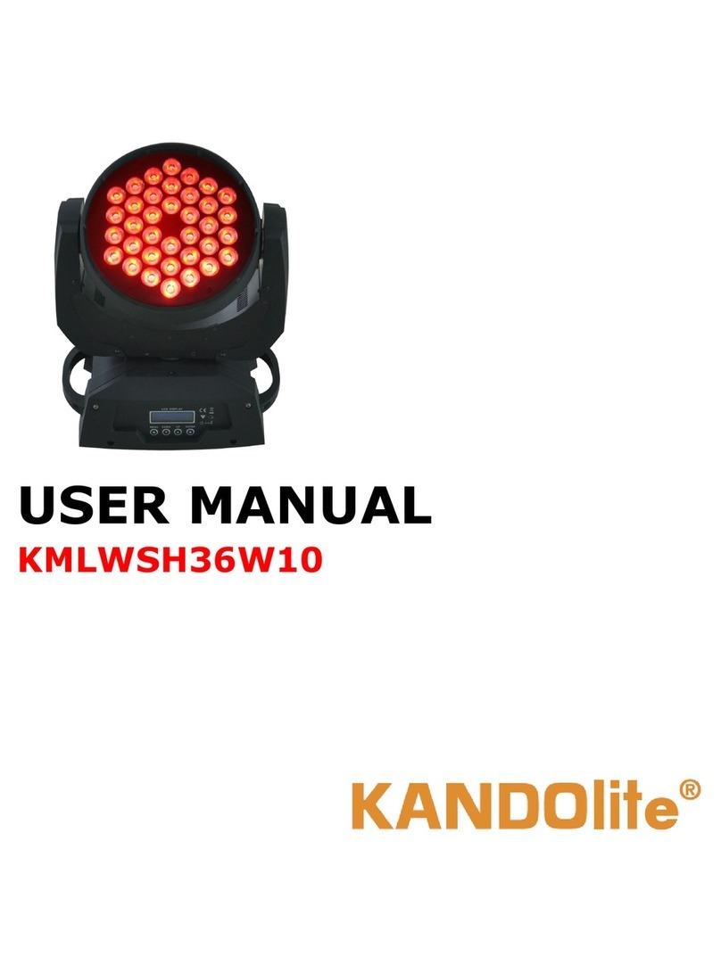 Kandolite KMLWSH36W10 user manual