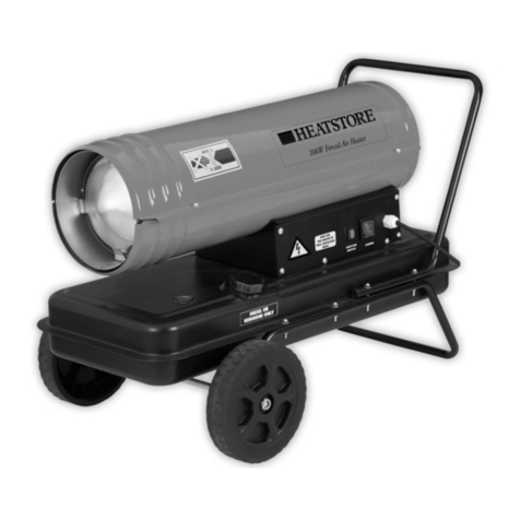 Heatstore HSFAH30 Installation and operating instructions