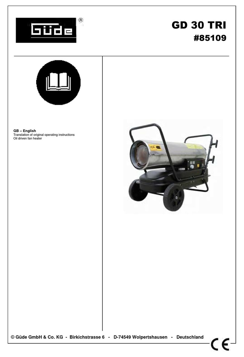 Gude GD 30 TRI operating instructions