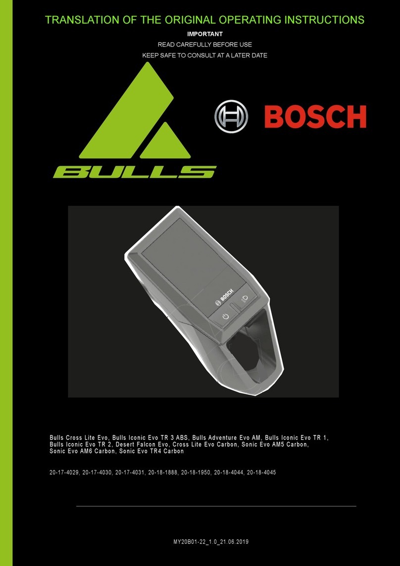 Bosch Bulls Cross Lite Evo operating instructions