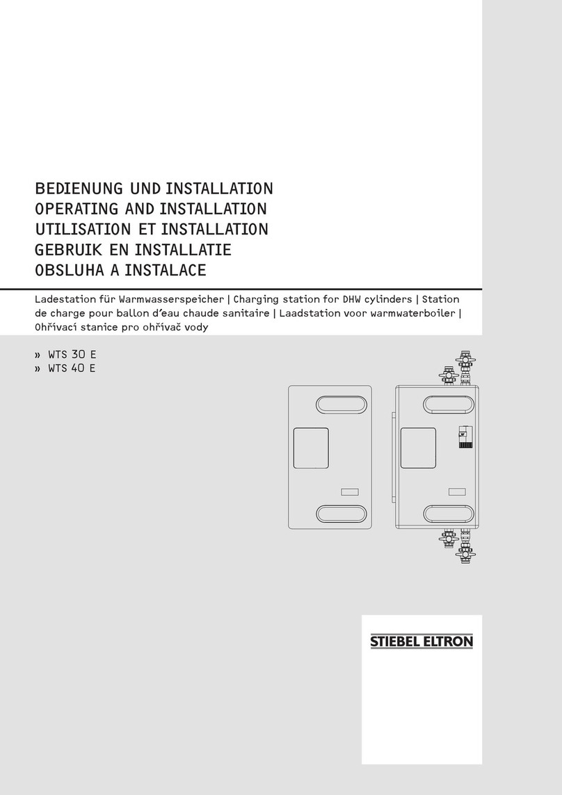 STIEBEL ELTRON WTS 30 E Operating and installation