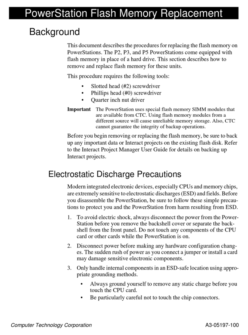 CTC Union PowerStations P3 Replacement manual