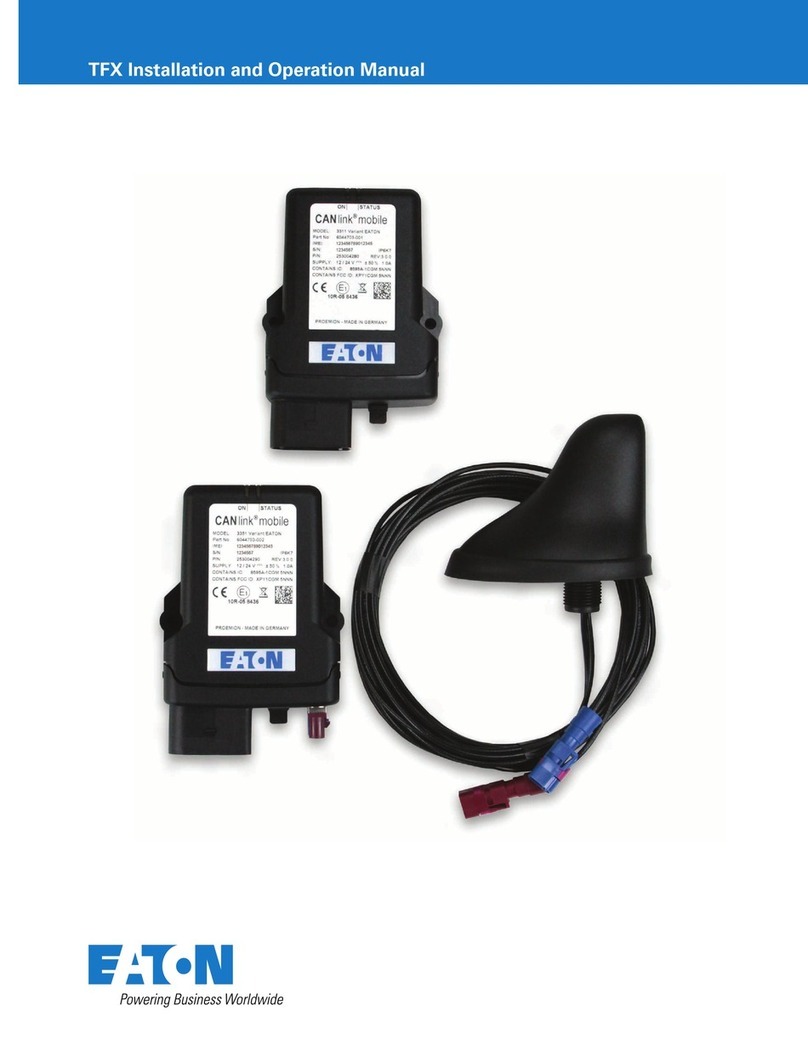 Eaton TFX Series Installation and operation manual