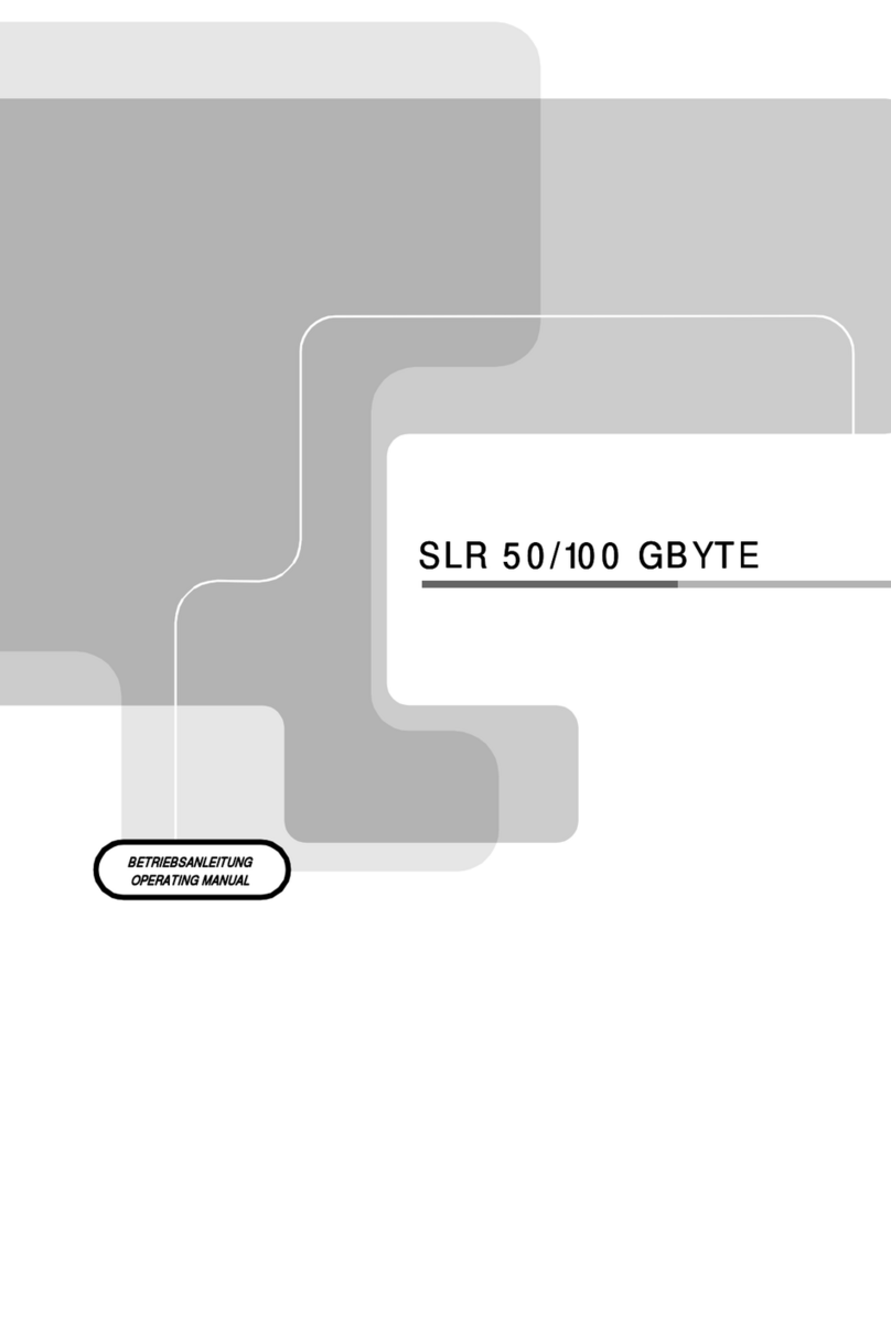 Fujitsu SLR 50 GBYTE User manual