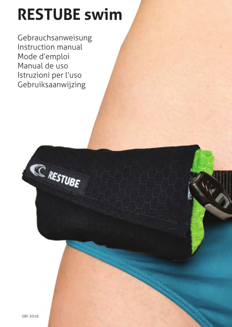 Restube Swim instruction manual