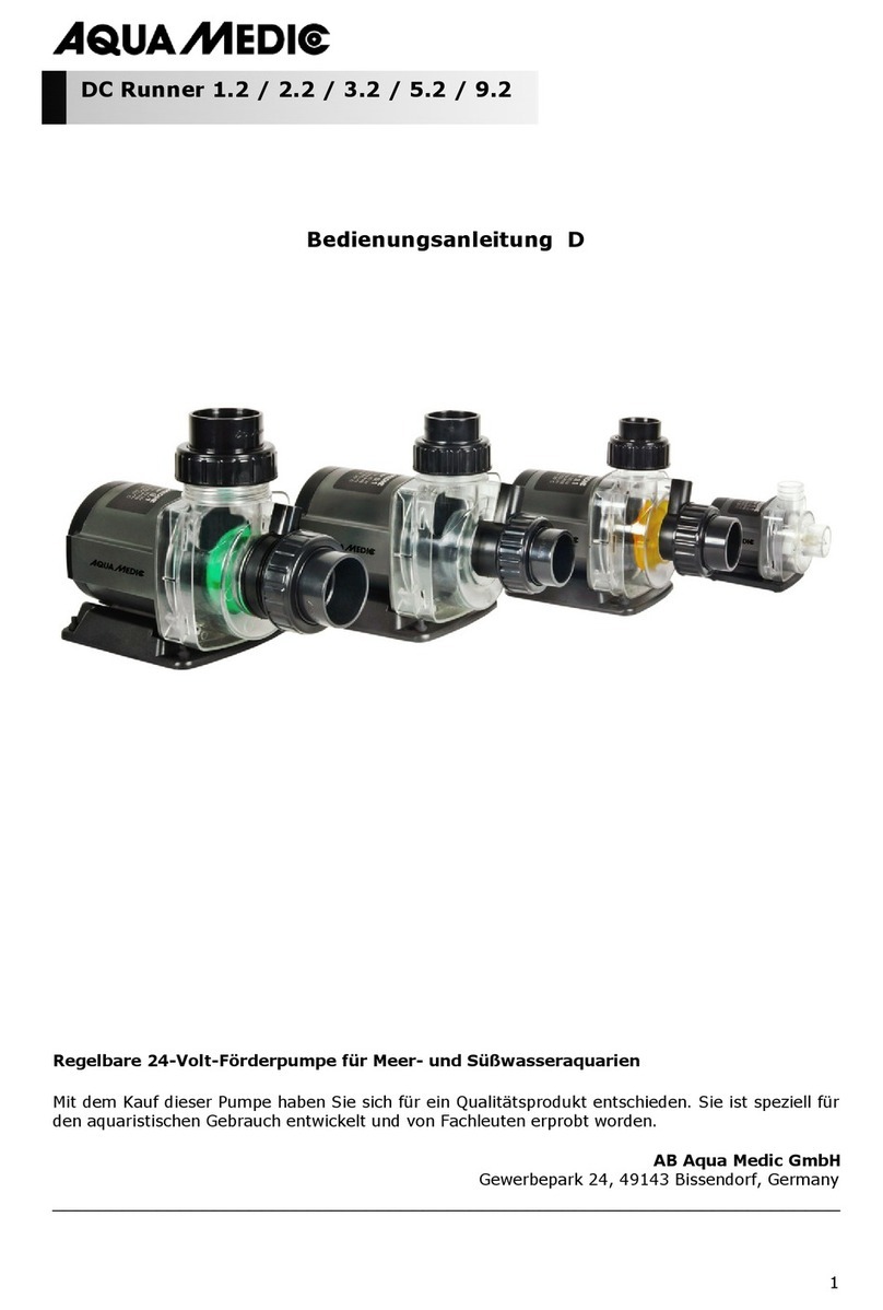 Aqua Medic DC Runner 1.2 Operation manual
