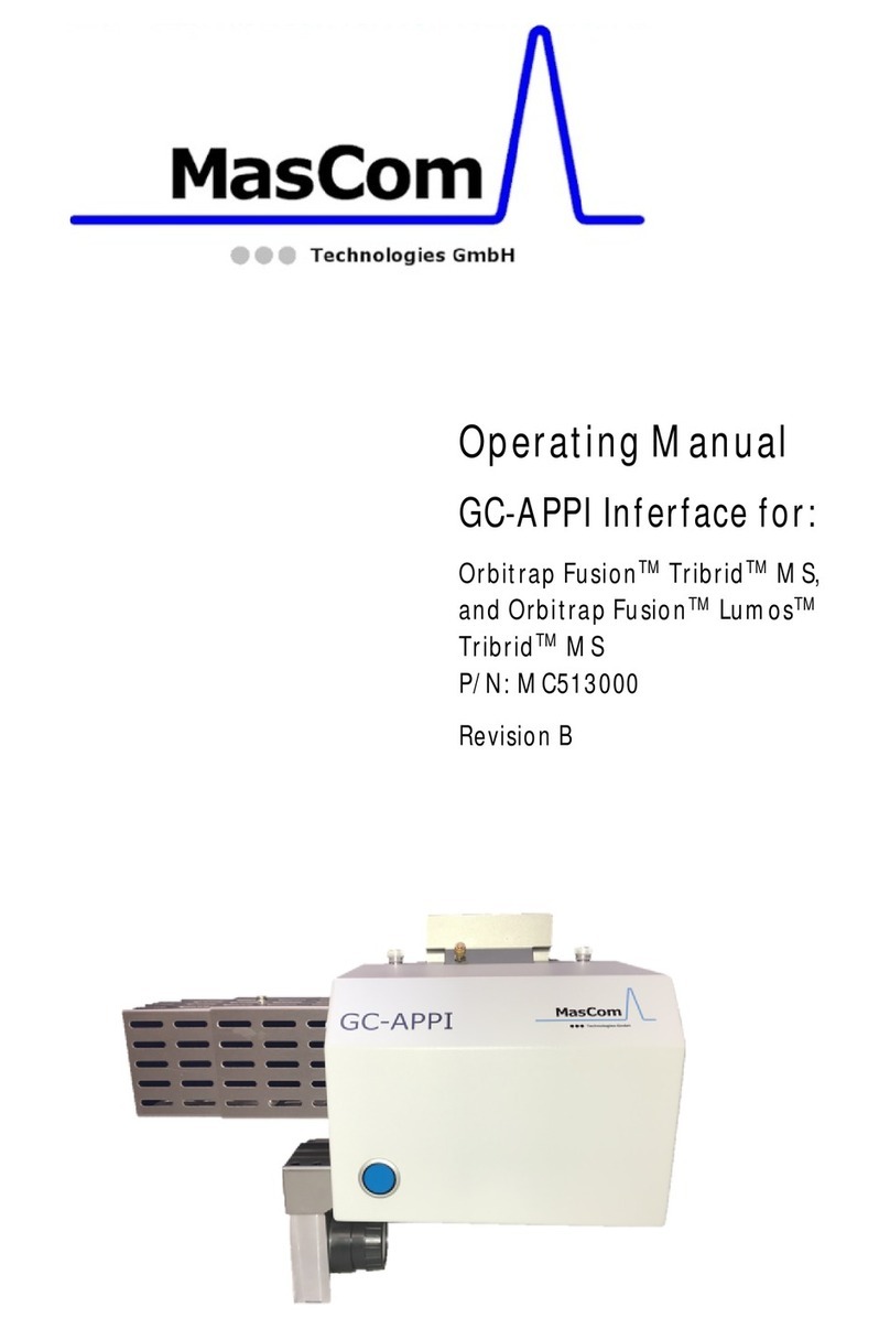 Mascom MC513000 operating manual