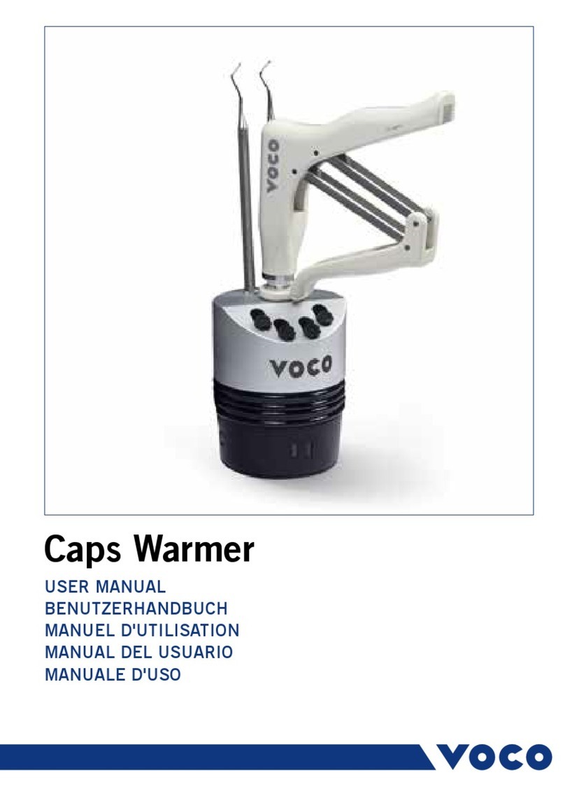 VOCO Caps Warmer user manual