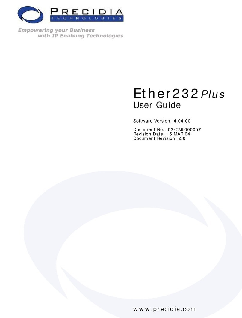 Precidia Ether232Plus user guide