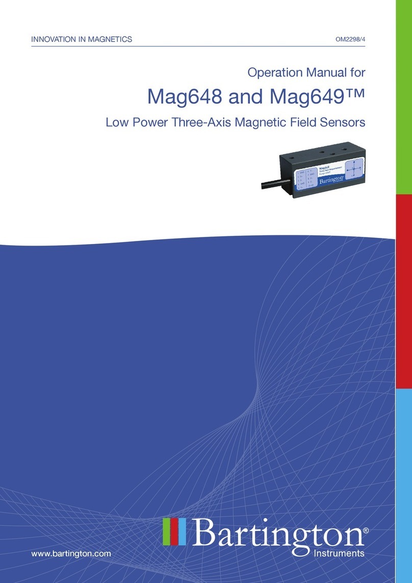 Bartington Mag648 Maintenance & Operation Manual