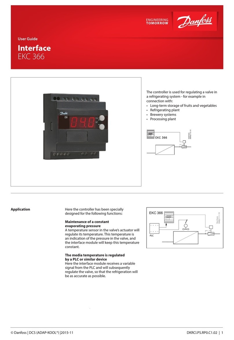 Danfoss EKC 366 User manual