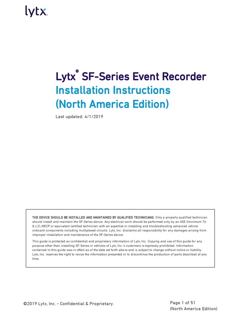 Lytx SF Series installation instructions