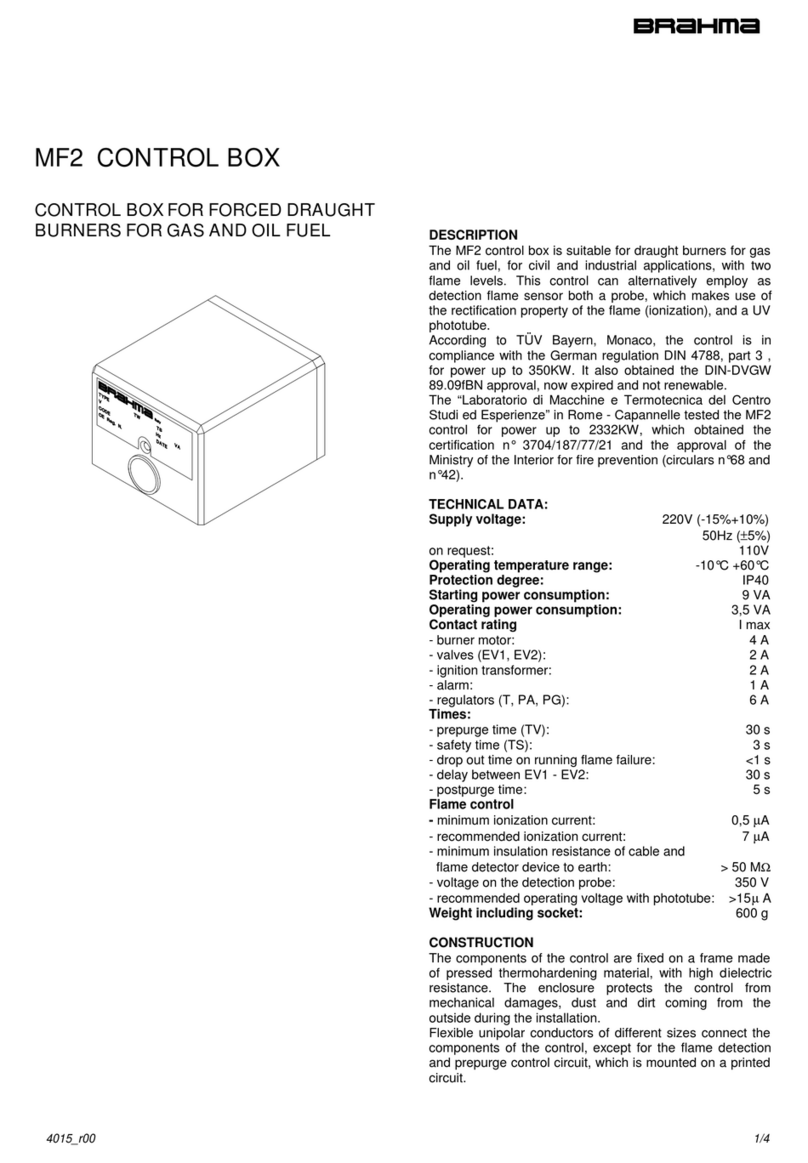 BRAHMA MF2 User manual