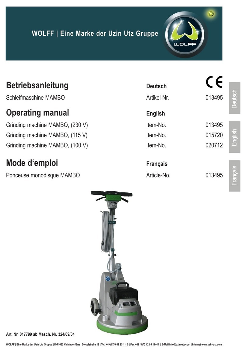 WOLFF MAMBO operating manual