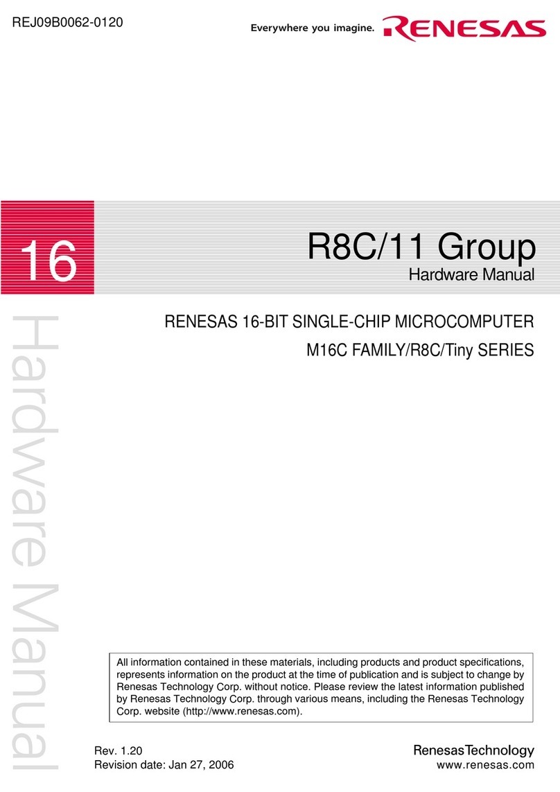 Renesas M16C FAMILY User manual