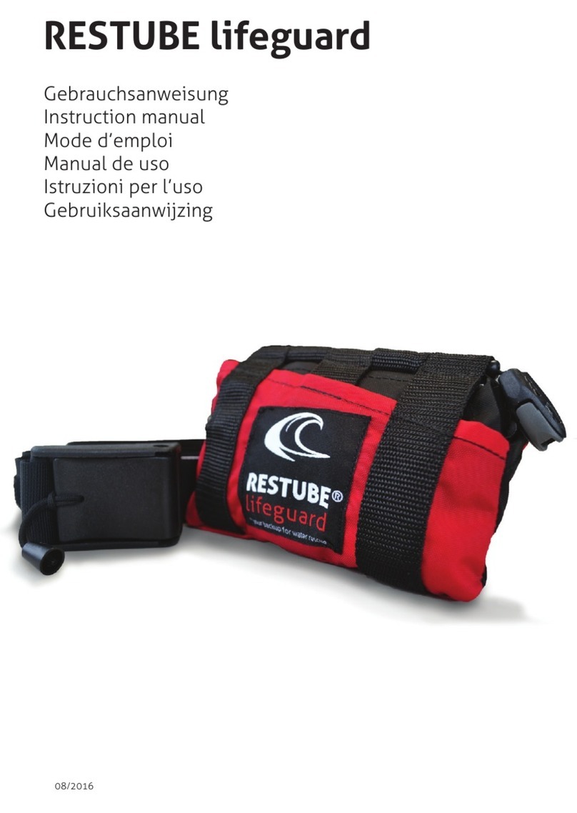 Restube Lifeguard instruction manual
