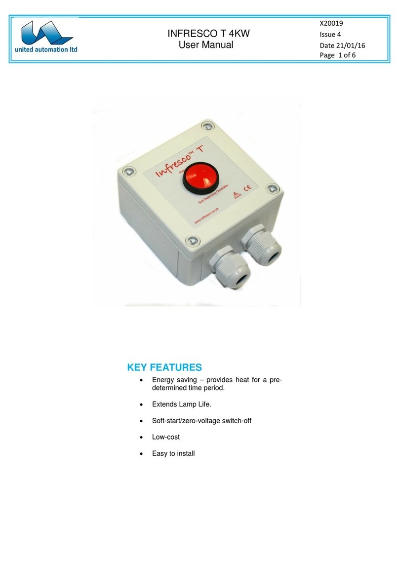 United Automation INFRESCO T 4KW user manual United Automation INFRESCO T 4KW user manual