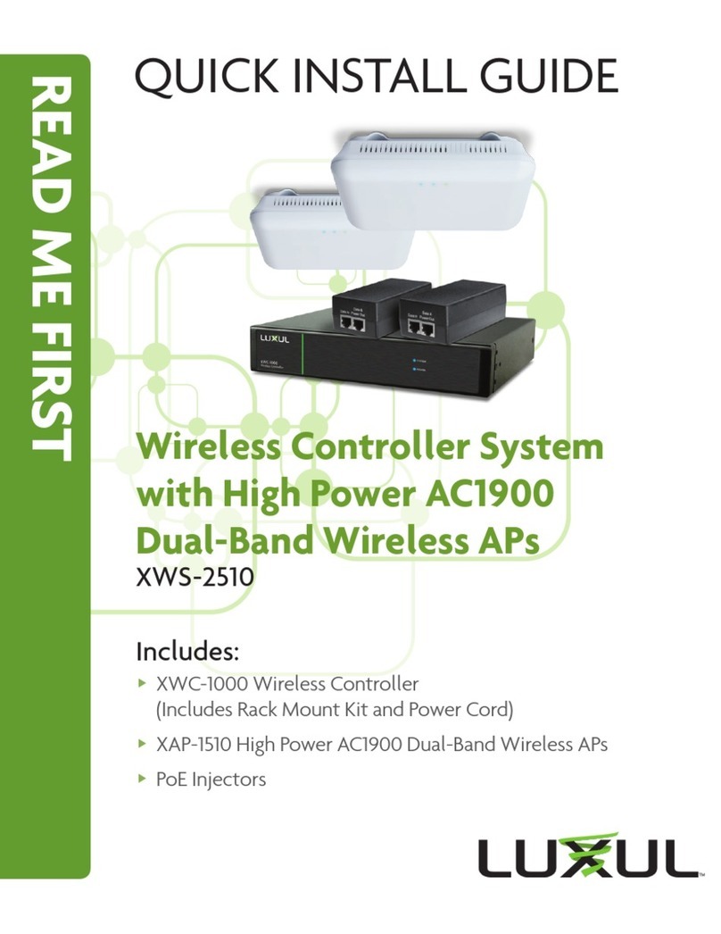 Luxul XWS-2510 Quick install guide