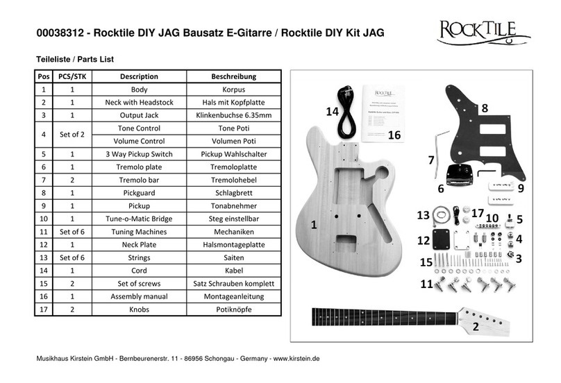 Rocktile 38312 Assembly manual