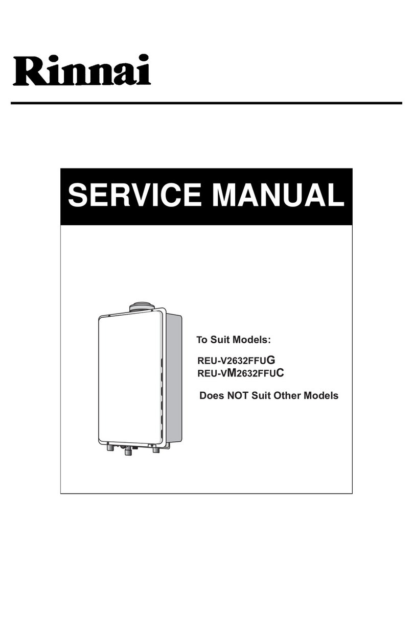 Rinnai REU-V2632FFUG Service manual