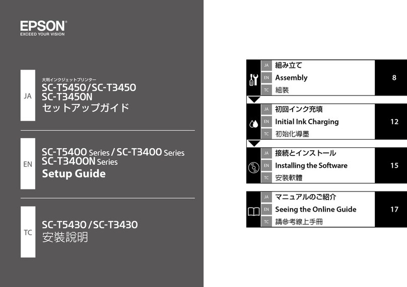 Epson SC-T5400 SERIES User manual
