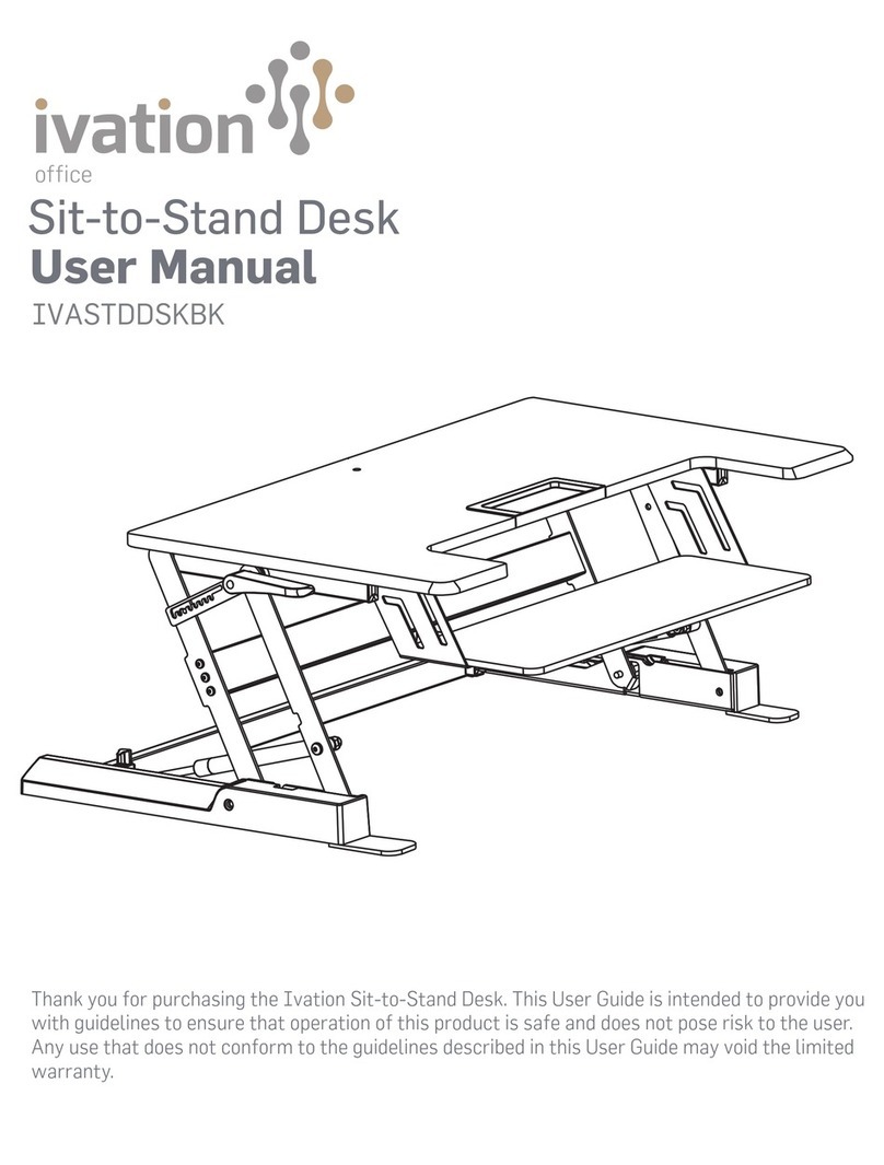Ivation IVASTDDSKBK user manual