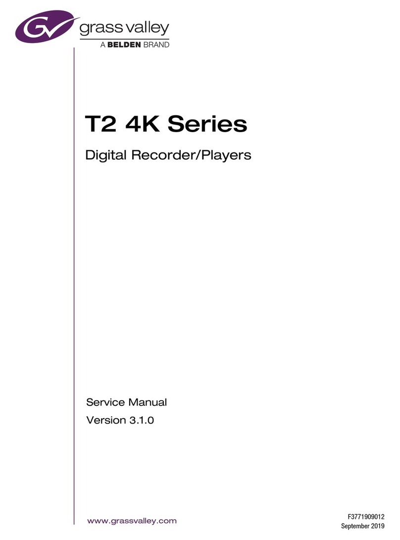Belden Grass valley T2 4K Series Service manual