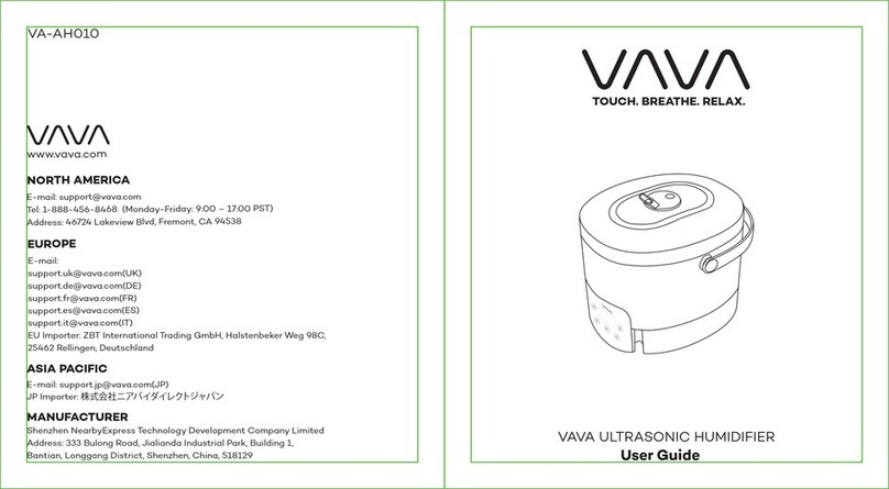 Vava VA-AH010 user guide