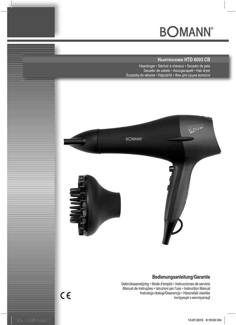 BOMANN HTD 8003 CB instruction manual