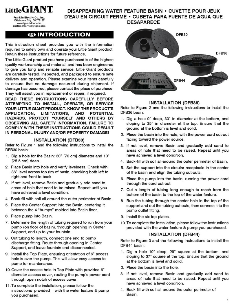 Little Giant DFB30 quick start guide
