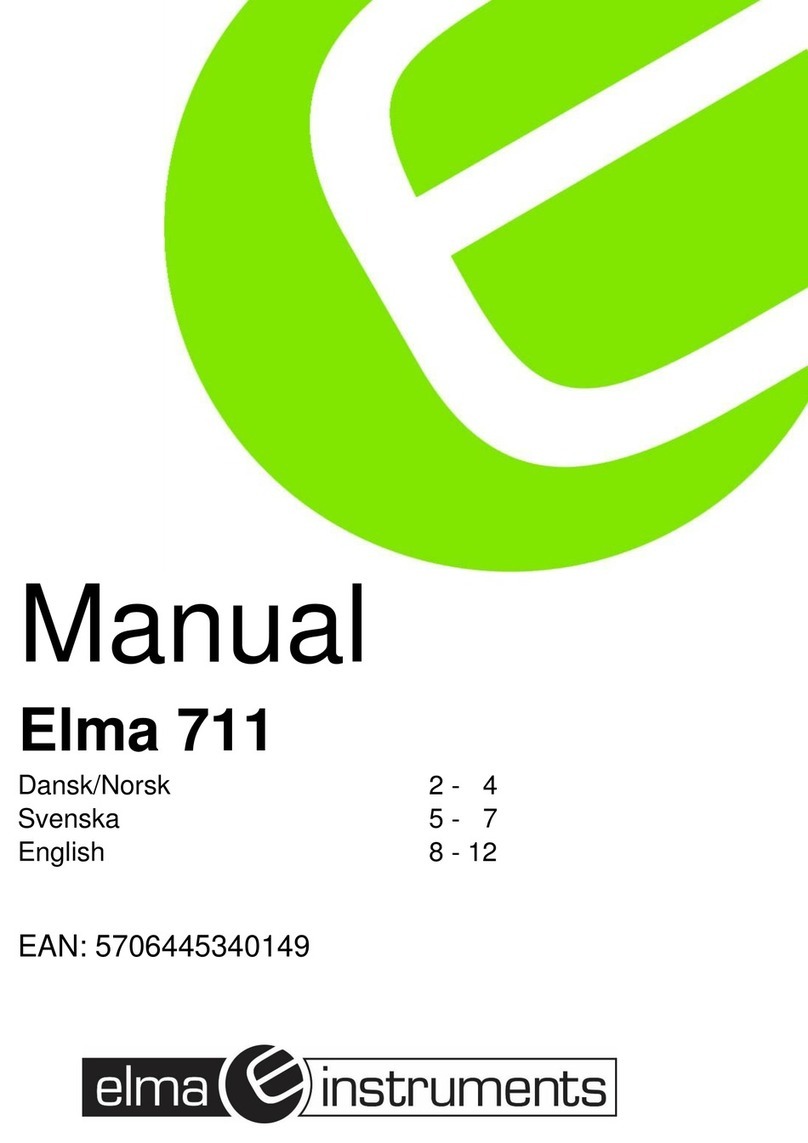 Elma Instruments 711 User manual