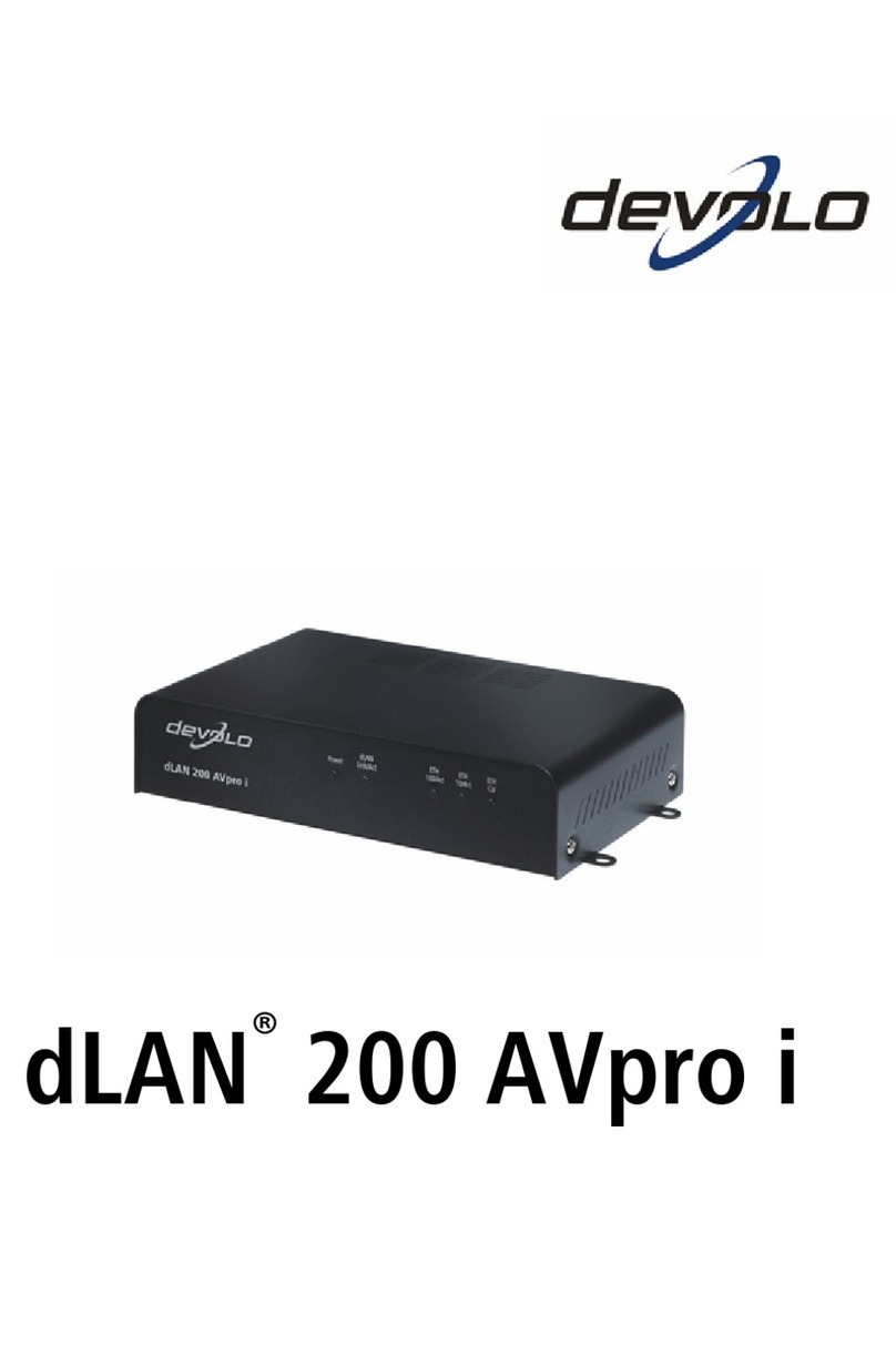 Devolo dLAN 200 AVpro i manual