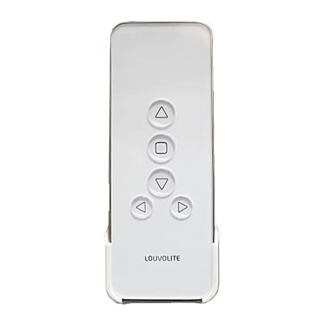 Louvolite One Touch 5 instructions