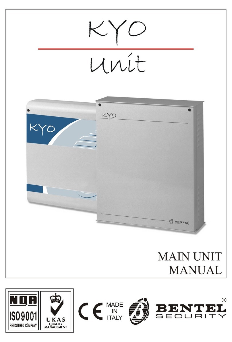 Bentel Security KYO-Unit Series manual