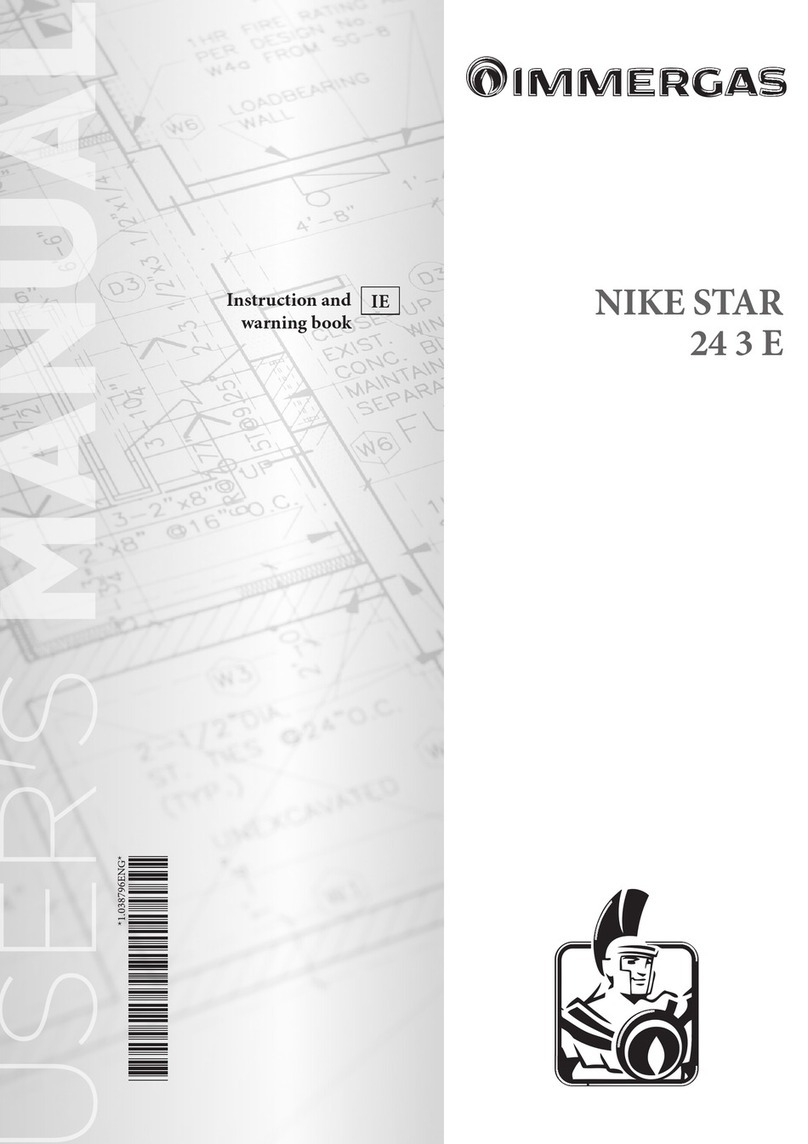 Immergas EOLO STAR 24 3 E Instruction and warning book