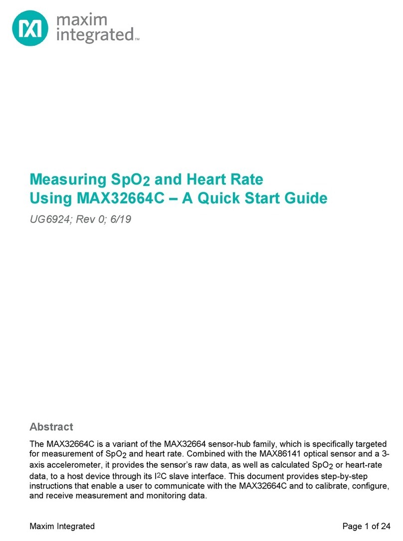 Maxim Integrated MAX32664C User manual