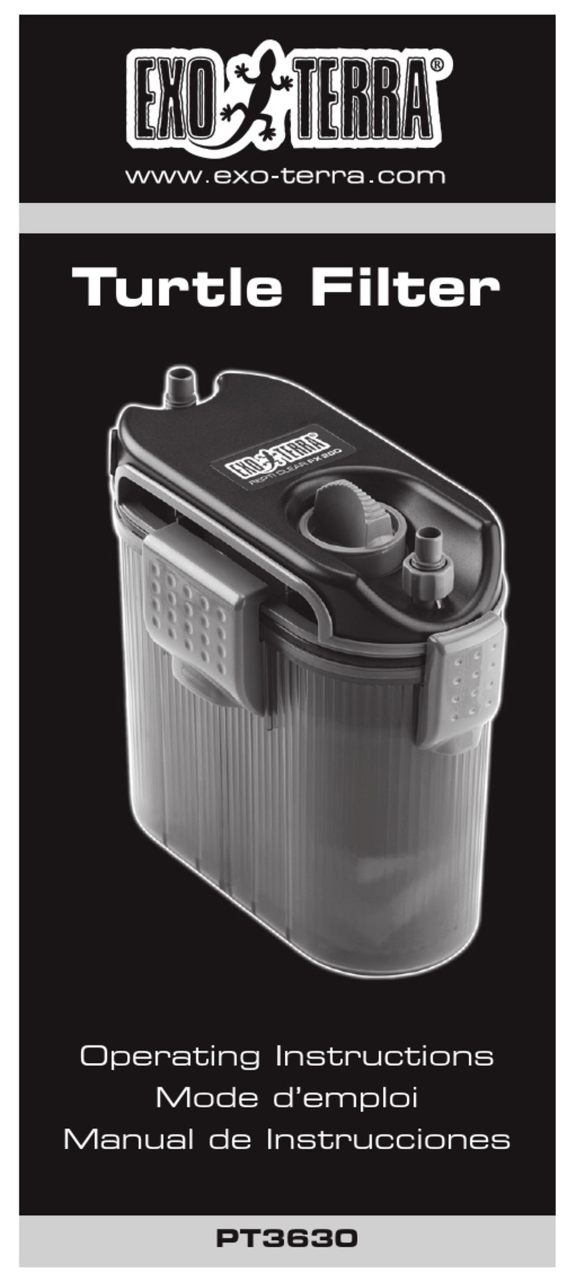 Exo Terra Turtle Filter PT3630 operating instructions