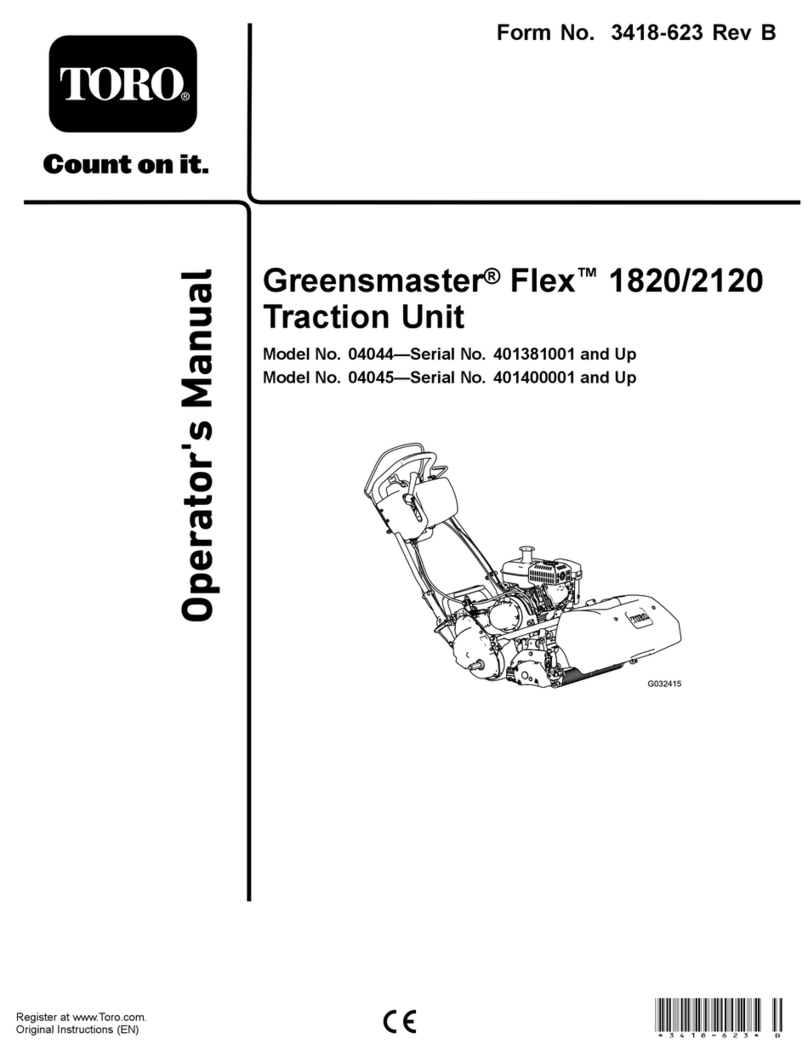Toro Greenmaster Flex 1820 User manual