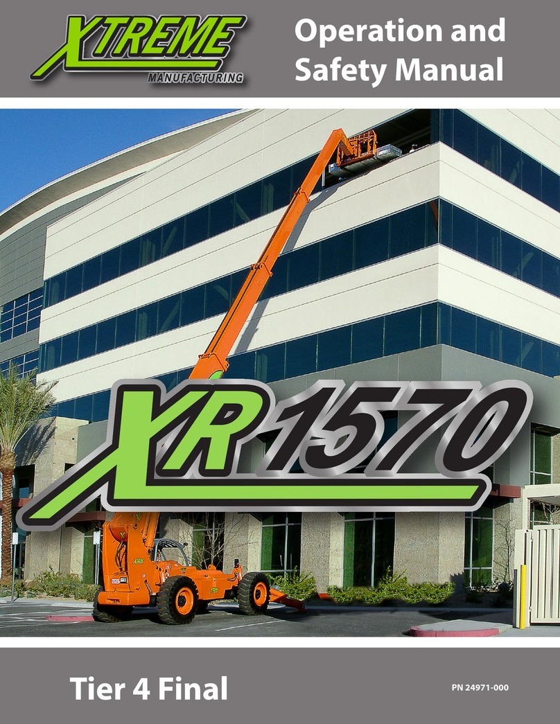 Xtreme Manufacturing XR1570 Operation and safety manual