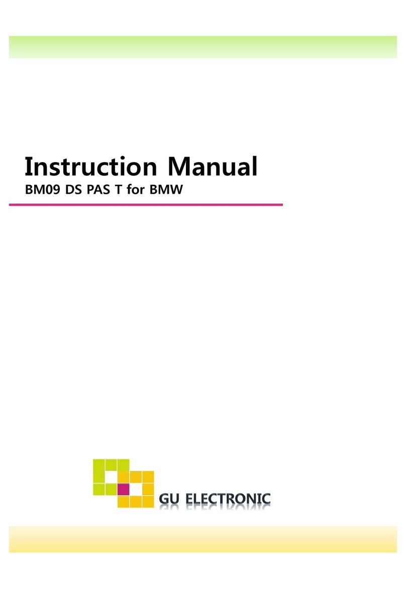 GU Electronic BM09 DS PAS T instruction manual