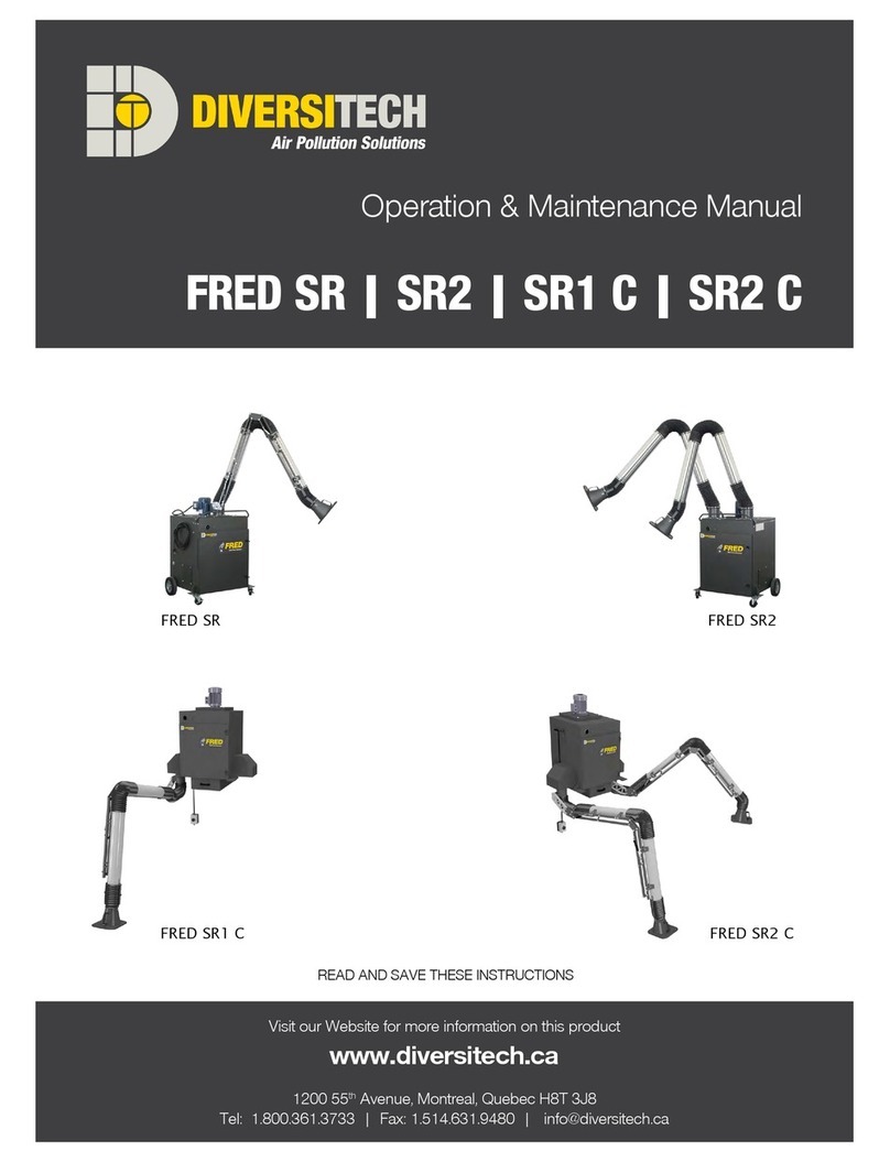 DIVERSITECH FRED SR2 Operation & maintenance manual