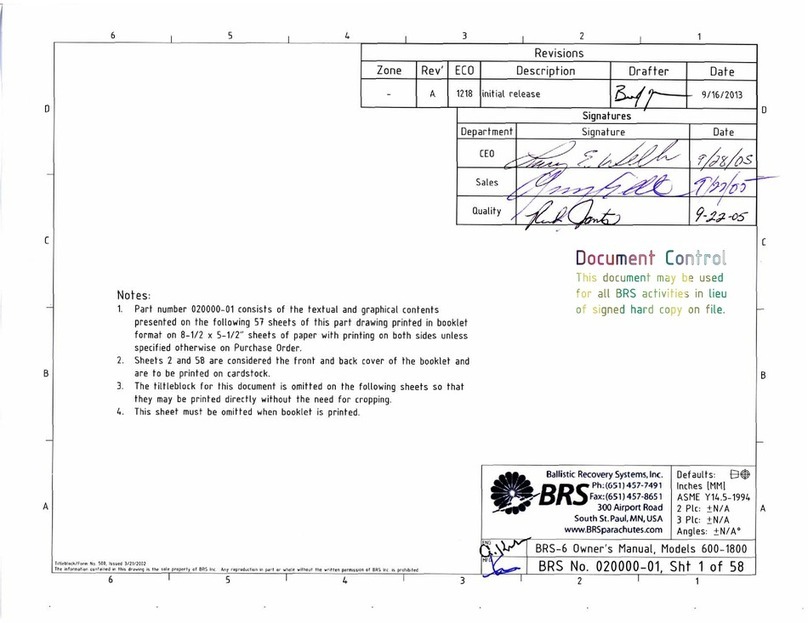 BRS BRS-6 600 owner's manual