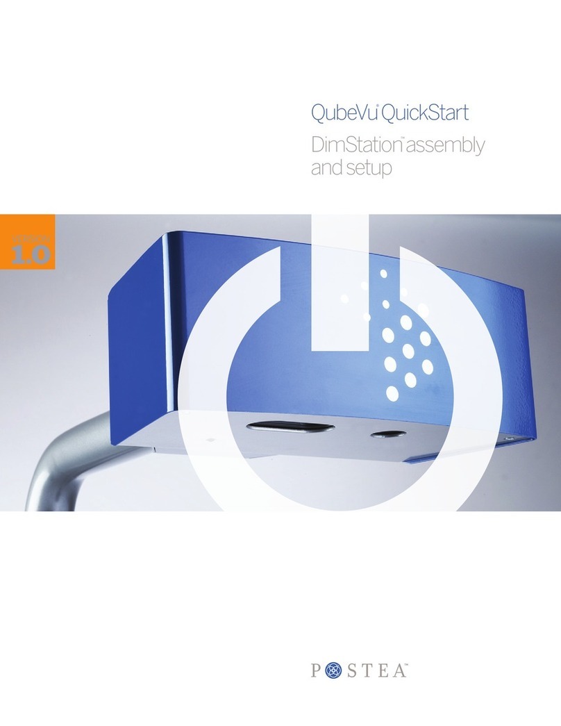 Postea QubeVu DimStation User manual