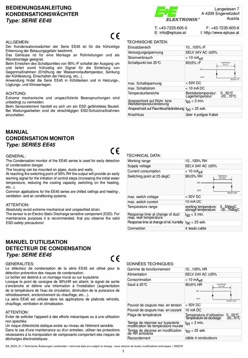 E+E Elektronik EE45 Series manual