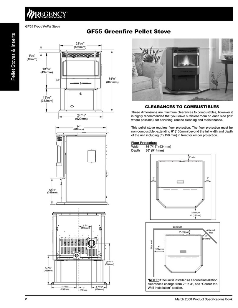 Regency greenfire GF55 manual