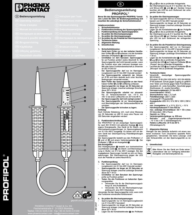 Phoenix Contact PROFIPOL operating manual