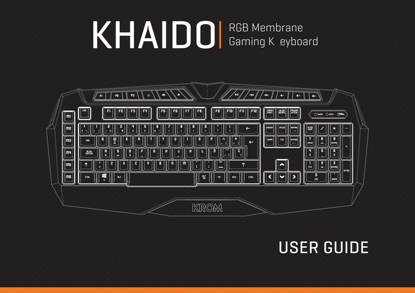 Krom Gaming KHAIDO User manual