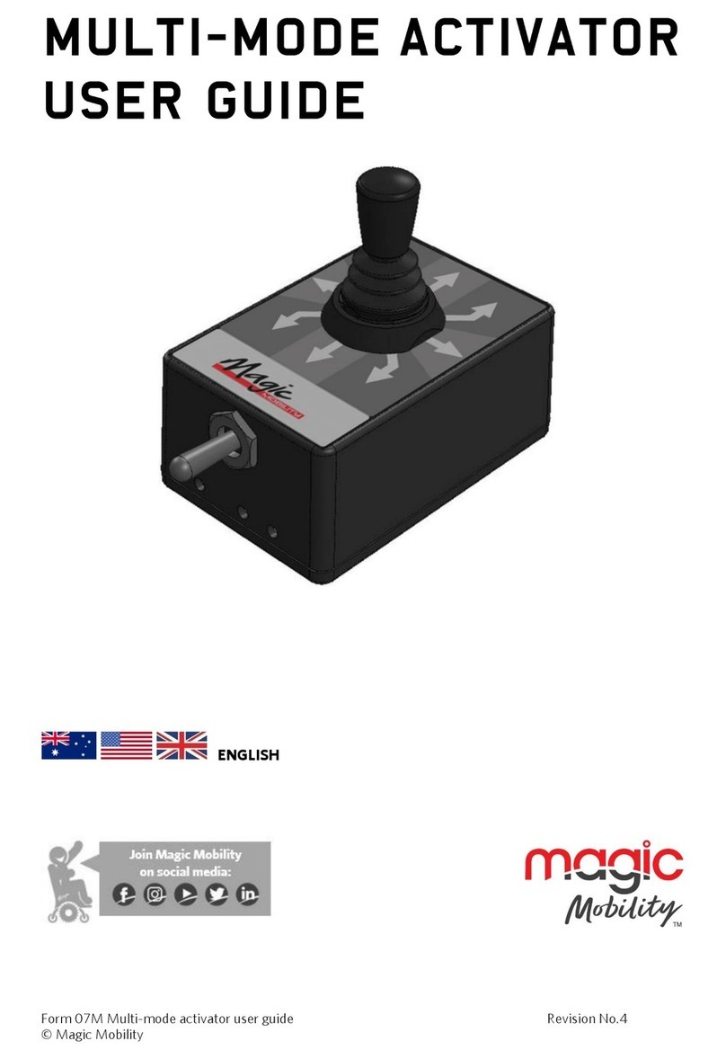 Magic Mobility MULTI-MODE ACTIVATOR Series User manual Magic Mobility MULTI-MODE ACTIVATOR Series User manual