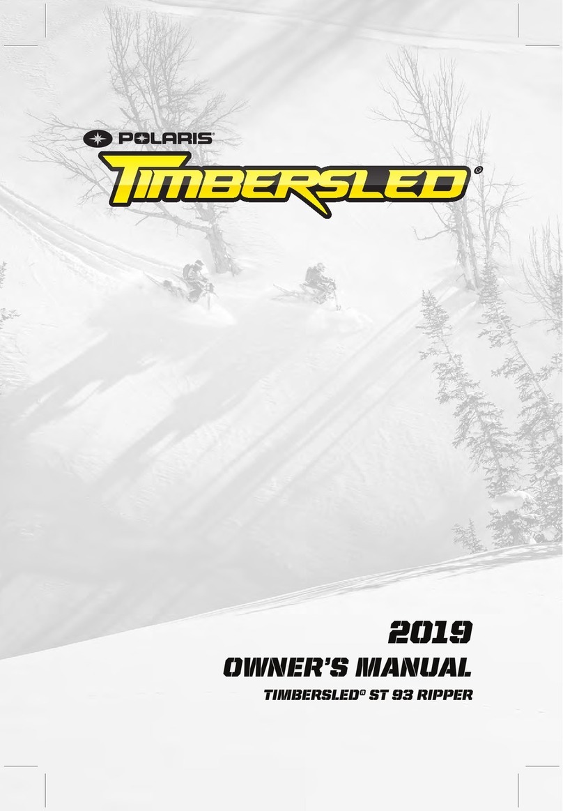 Polaris Timbersled ST 93 RIPPER 2019 owner's manual