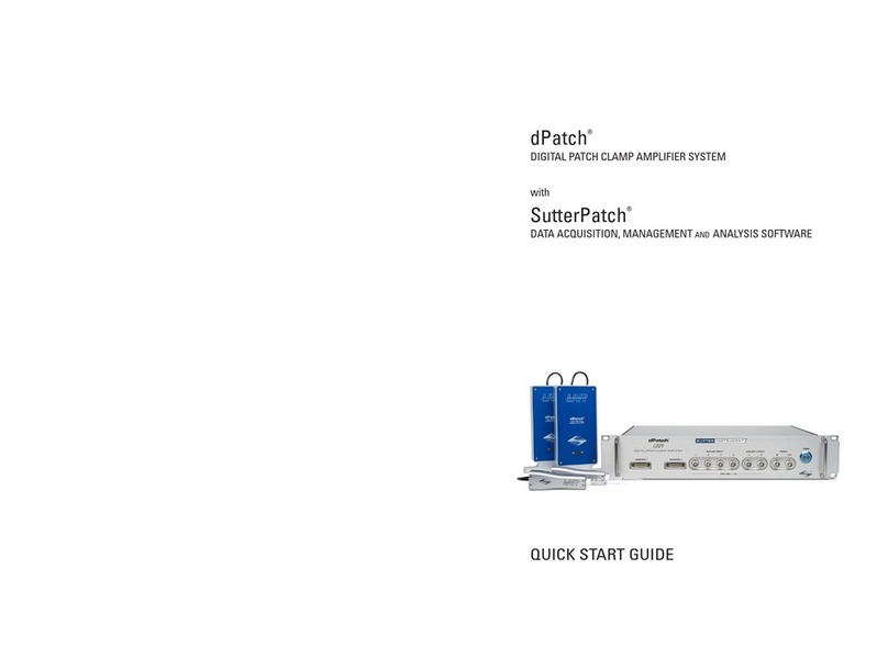 Sutter Instrument dPatch User manual